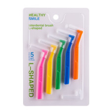 Healthy Smile L-образные межзубные ершики MIX Pack, 5 шт
